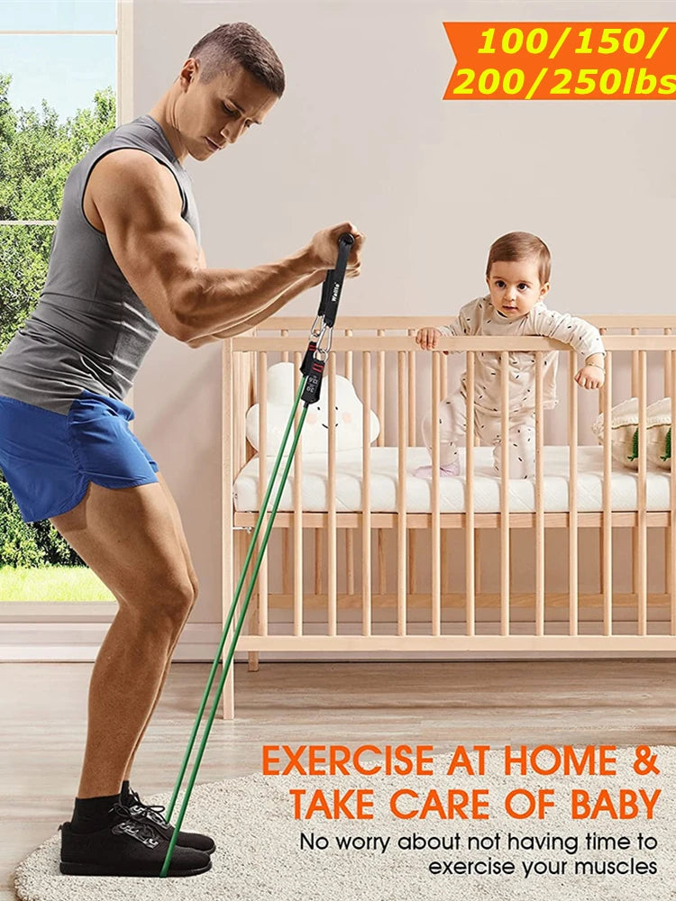 Fitness Resistance Bands Set
