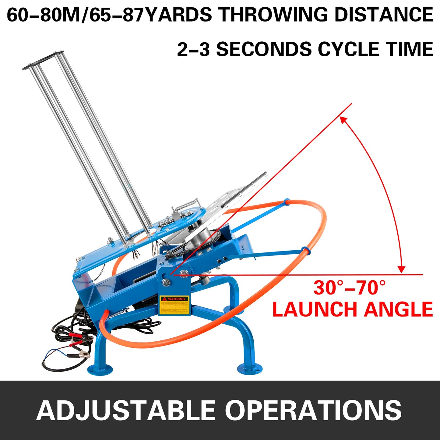 Clay Pigeon Automatic Thrower 50 Capacity