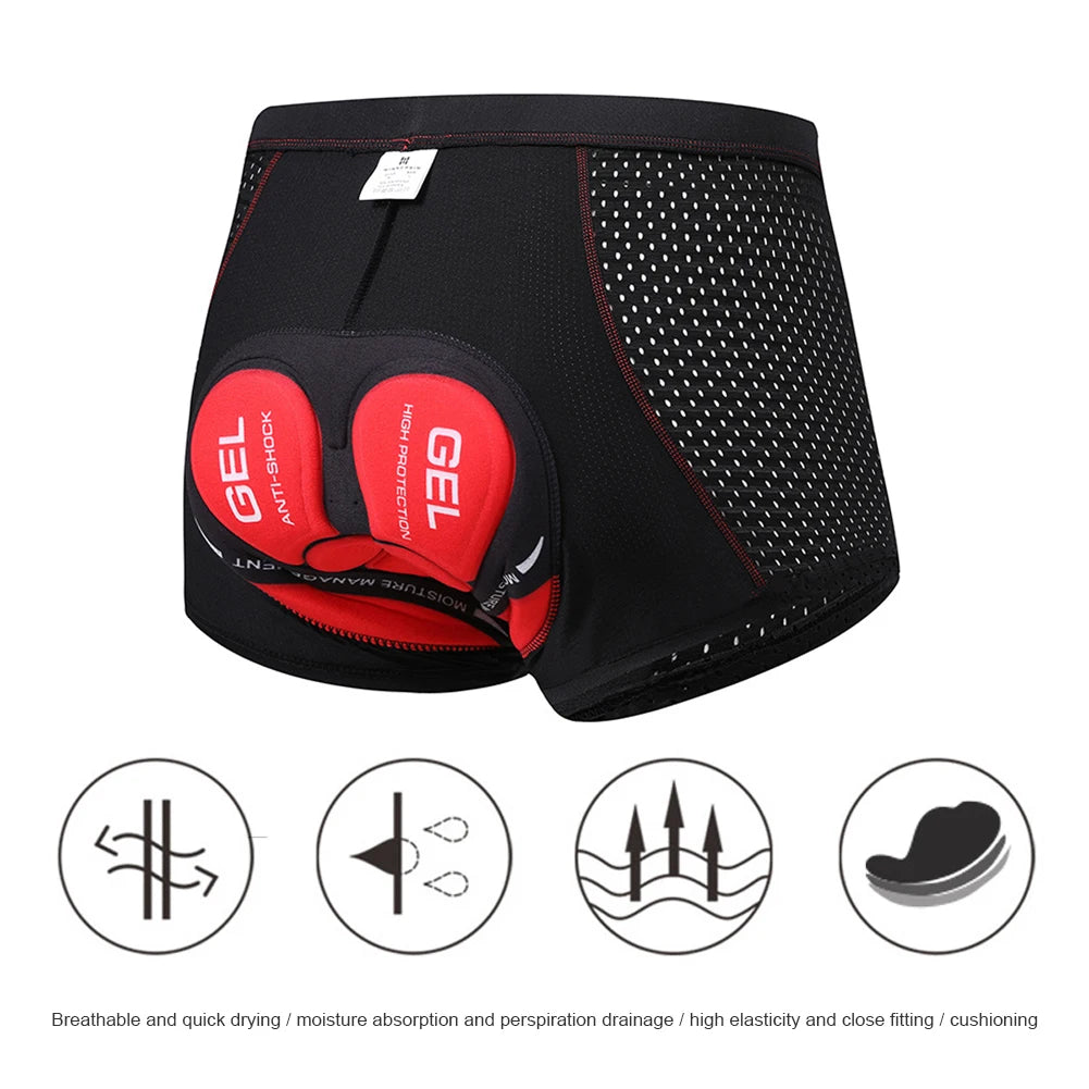 Breathable Cycling Shorts Gel Pad