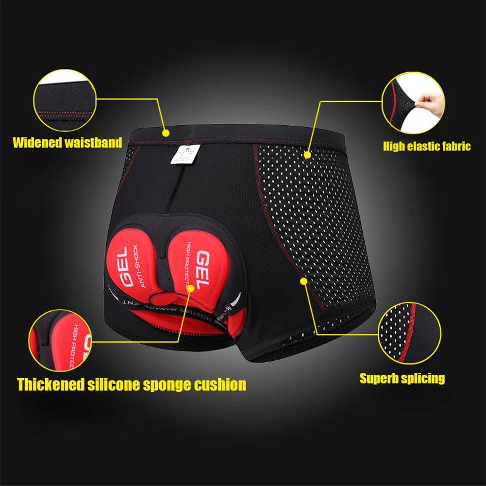 Breathable Cycling Shorts Gel Pad