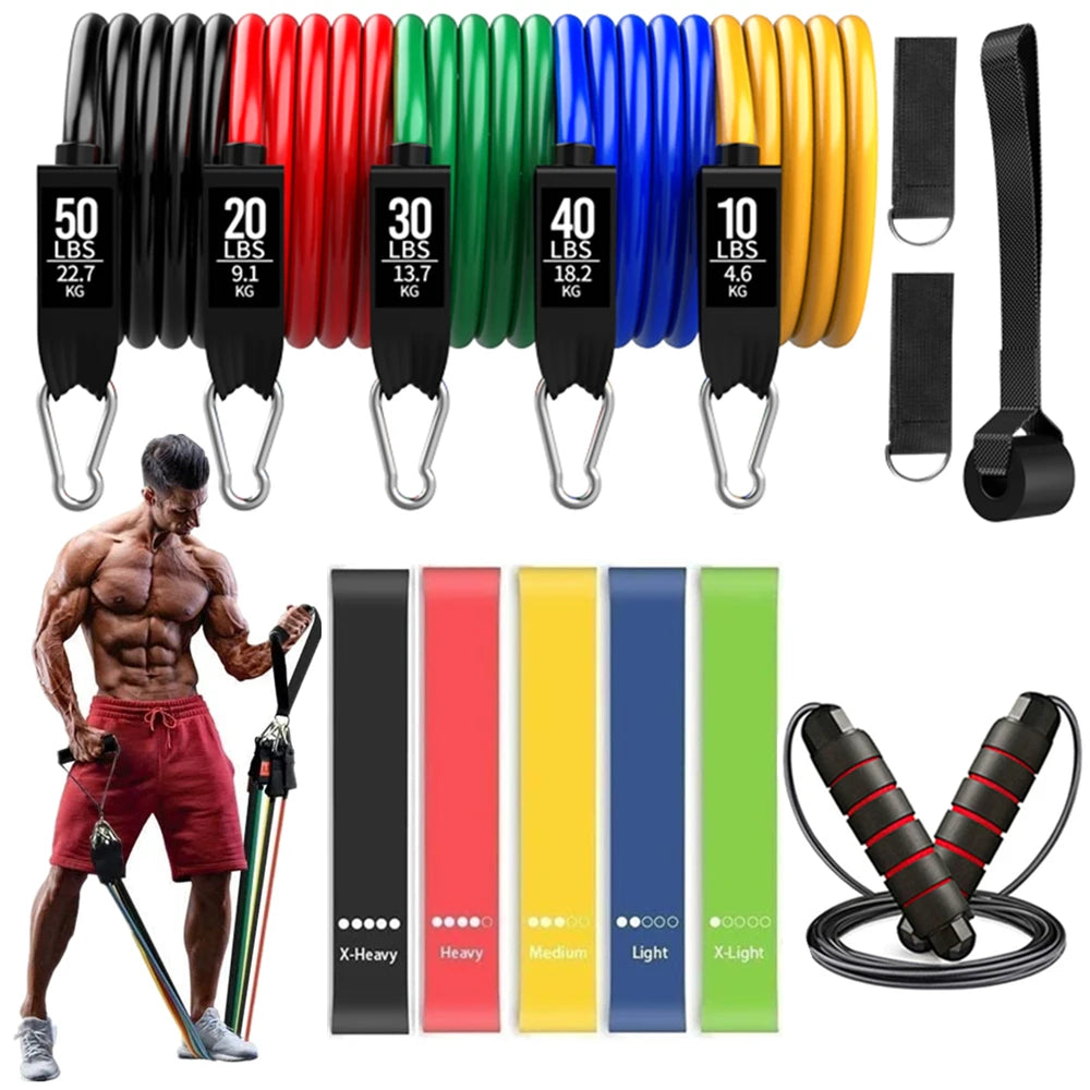 Fitness Resistance Bands Set