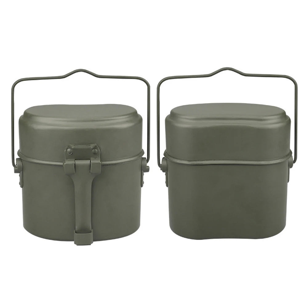 Camping Cookware Mess Kit Food Container Aluminum Alloy Camping Pots Pans Set Backpacking Picnic Cooking Camping Equipment