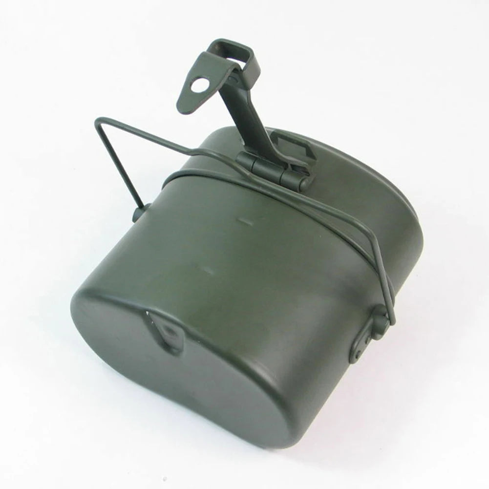 Camping Cookware Mess Kit Food Container Aluminum Alloy Camping Pots Pans Set Backpacking Picnic Cooking Camping Equipment