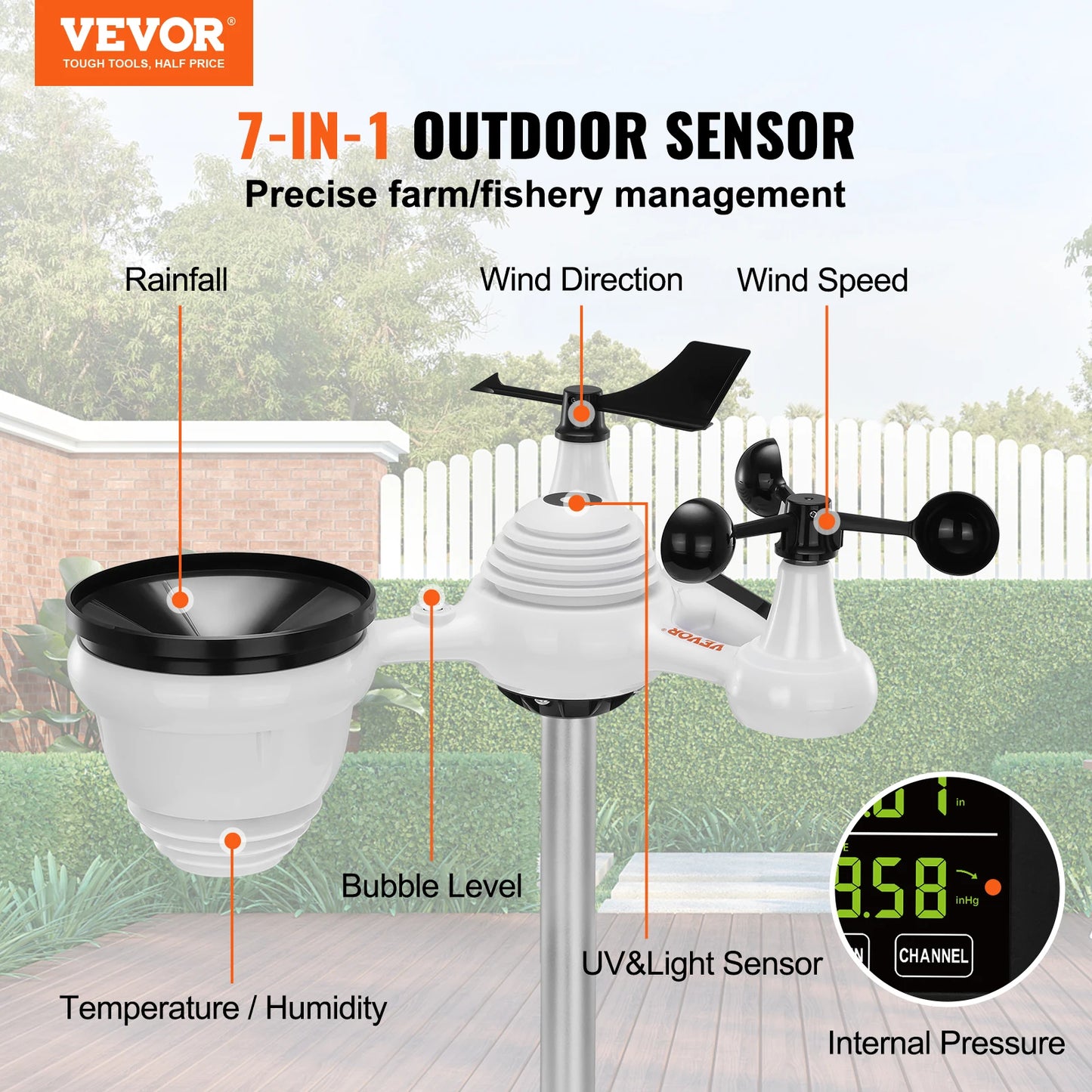 7-in-1 Wireless Weather Station