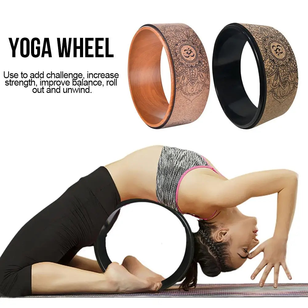 Natural Cork Yoga Wheel