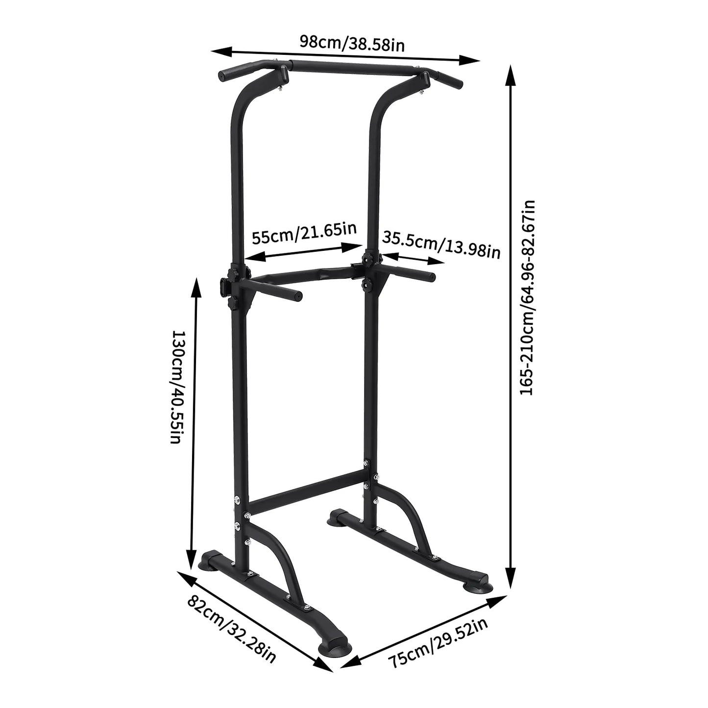 Adjustable Pull-up Dip Station,