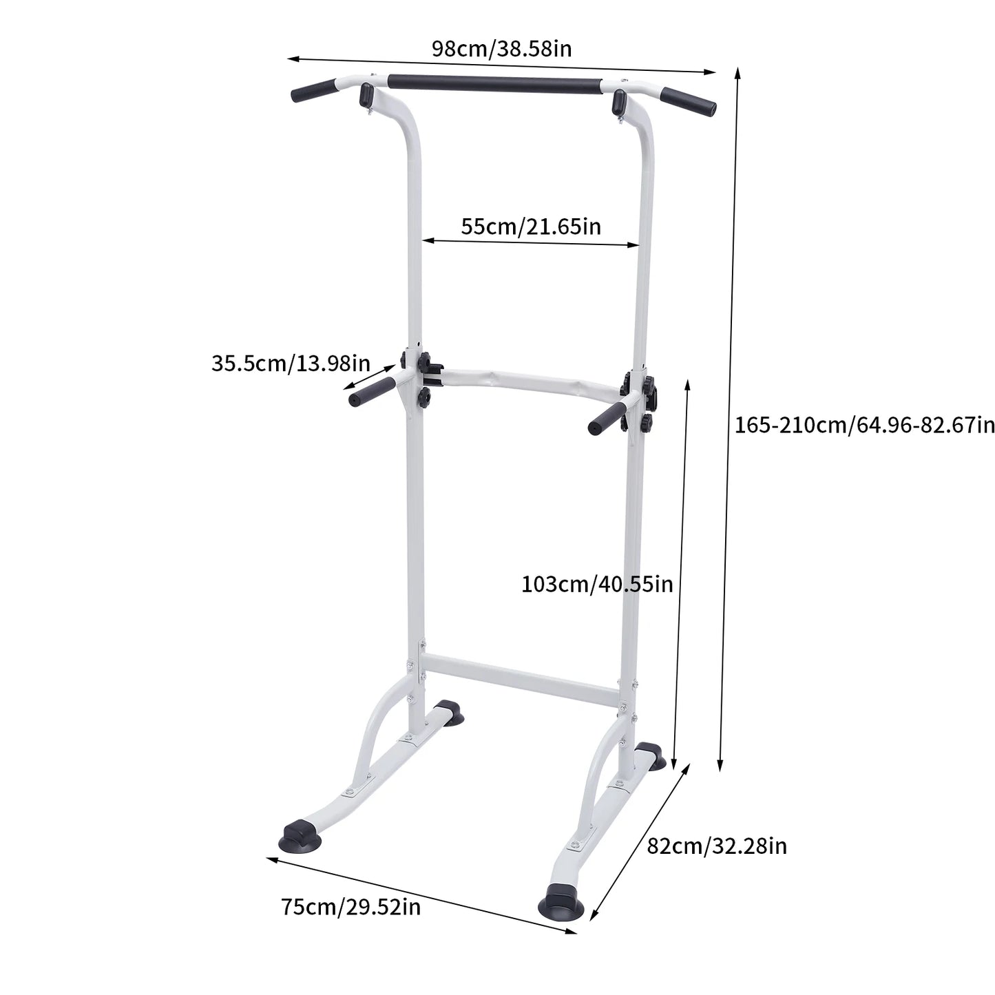 Adjustable Pull-up Dip Station,