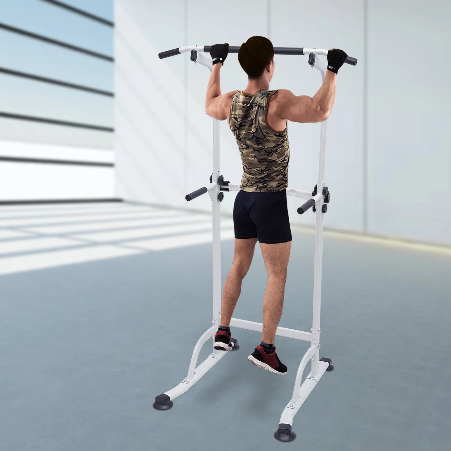 Adjustable Pull-up Dip Station,